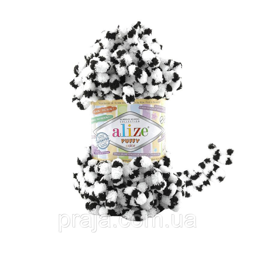 Пряжа Alize Puffy Color ( Пуффі Колор) - 6451