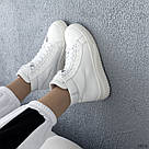Жіночі зимові черевики білого кольору, фото 6