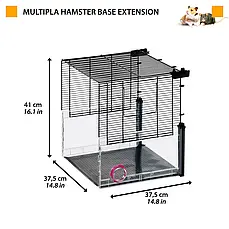 Розширювач клітки для хом'яків та мишей Multipla Hamster Base Extension Ferplast 37.5*37.5*h41