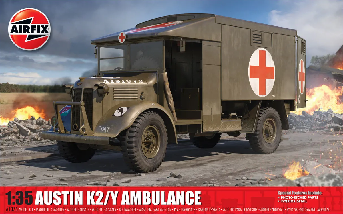 Пластикова модель 1/35 Airfix 1375 британська санітарна вантажівка Austin K2/Y
