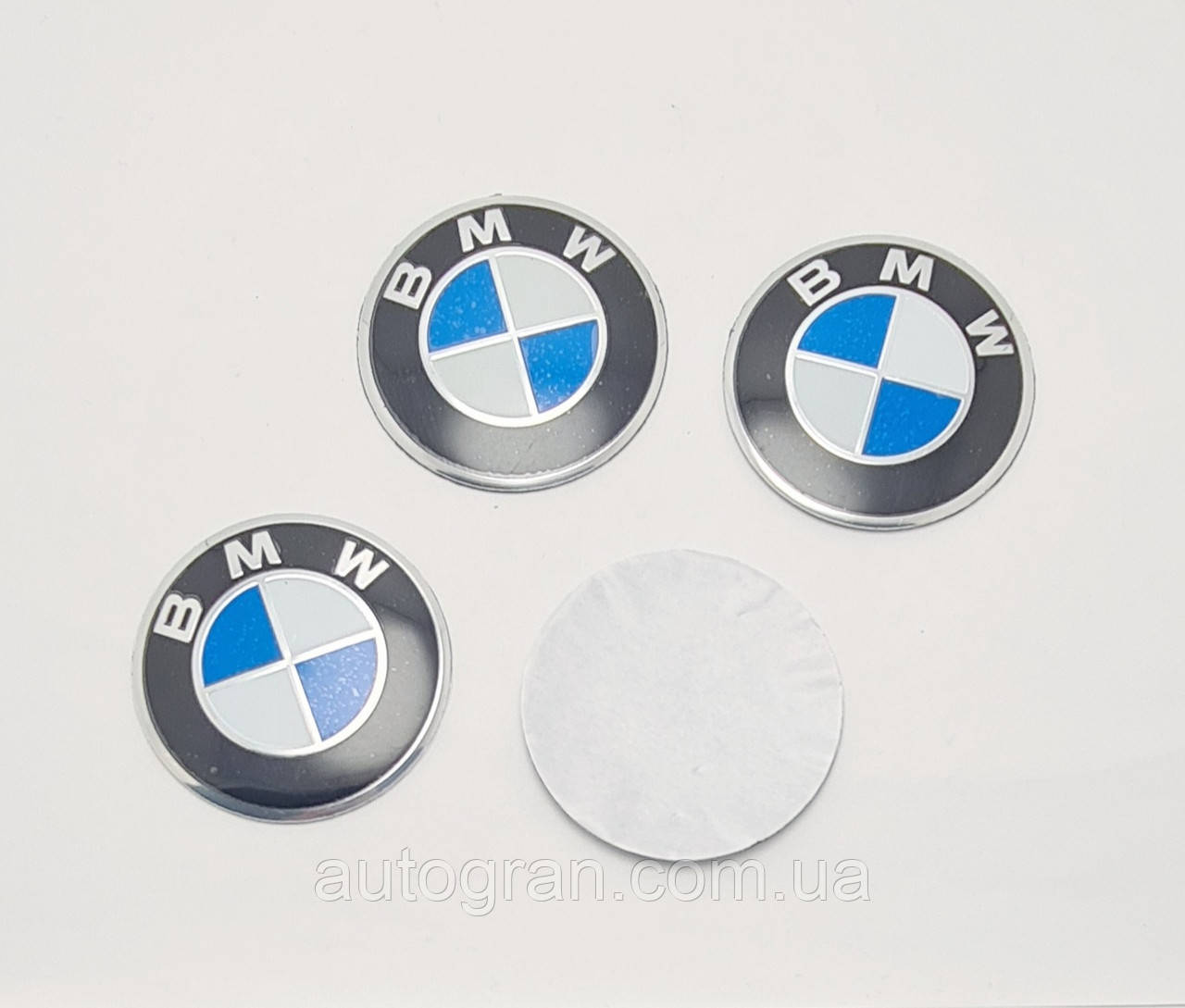 Наклейки на колпачки литих дисків BMW 56мм, фото 1