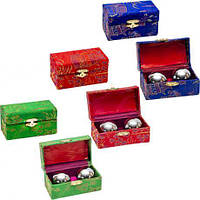 Від 3 шт. Кулі масажні 2шт D4см музичні "Сталь" №4-1  купити дешево оптом в інтернет-магазині