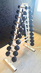 Стійка для гантелей від 1 до 10 кг, стійка гірка