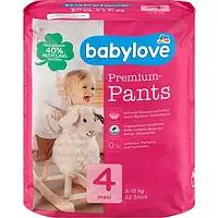 Премиум подгузники трусики babylove 4, maxi 8-15kg, 22 St (Германия) babylove Pants Premium Gr. 4, Maxi, 8-15