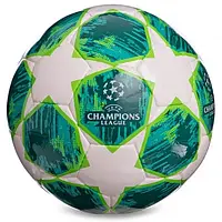 Мяч футбольный CHAMPIONS LEAGUE №5 PU FB-0151-1 (5 слойный, сшит вручную, ламинированный)
