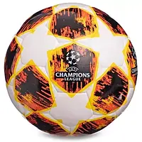 Мяч футбольный CHAMPIONS LEAGUE №5 PU FB-0151-2 (5 слойный, сшит вручную, ламинированный)