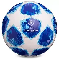 Мяч футбольный CHAMPIONS LEAGUE №5 PU FB-0151-3 (5 слойный, сшит вручную, ламинированный)