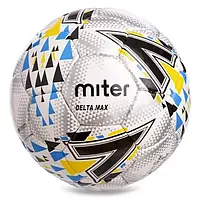 Мяч футбольный MITER №5 FB-2158 (сшит вручную, PU ламинированный, 5 подкладочных слоёв)
