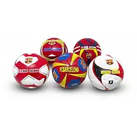М'яч футбольний клуб "Barcelona" (Grippy шкіра, ручний шов, вага 400-420 г, камера-латекс, 2-й клапан)