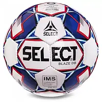 Мяч футбольный №5 SELECT BLAZE DB-IMS FB-2984 (PU ламинированный, ручной шов, 5 слоев)
