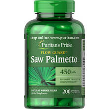 Saw Palmetto 450 mg Puritan's Pride 100 Caps