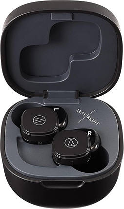 Наушники Audio-Technica ATH-SQ1TWBK Wireless in-Ear Headphones, фото 1