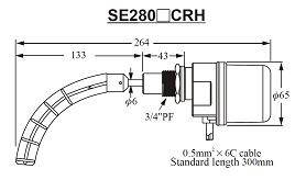 Датчик рівня SE290BCRH 220VAC, фото 3