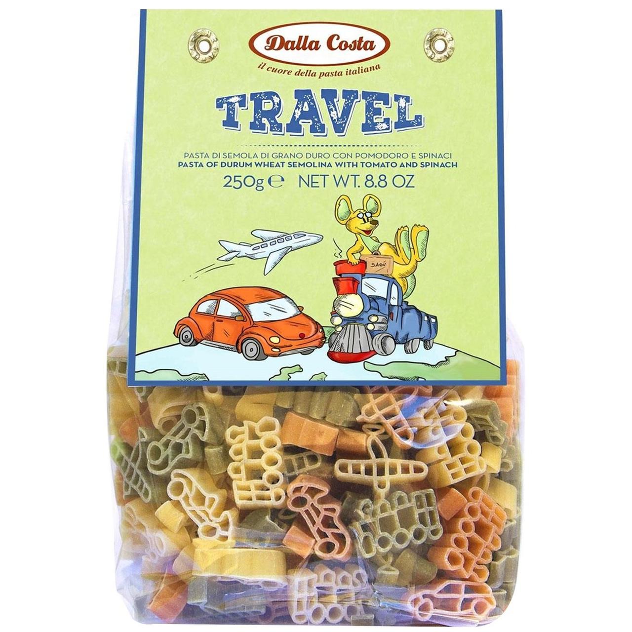 Макарони DALLA COSTA Travel з томатом і шпинатом 250г