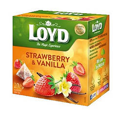 Чай фруктовий LOYD полуниця-ваніль 40г