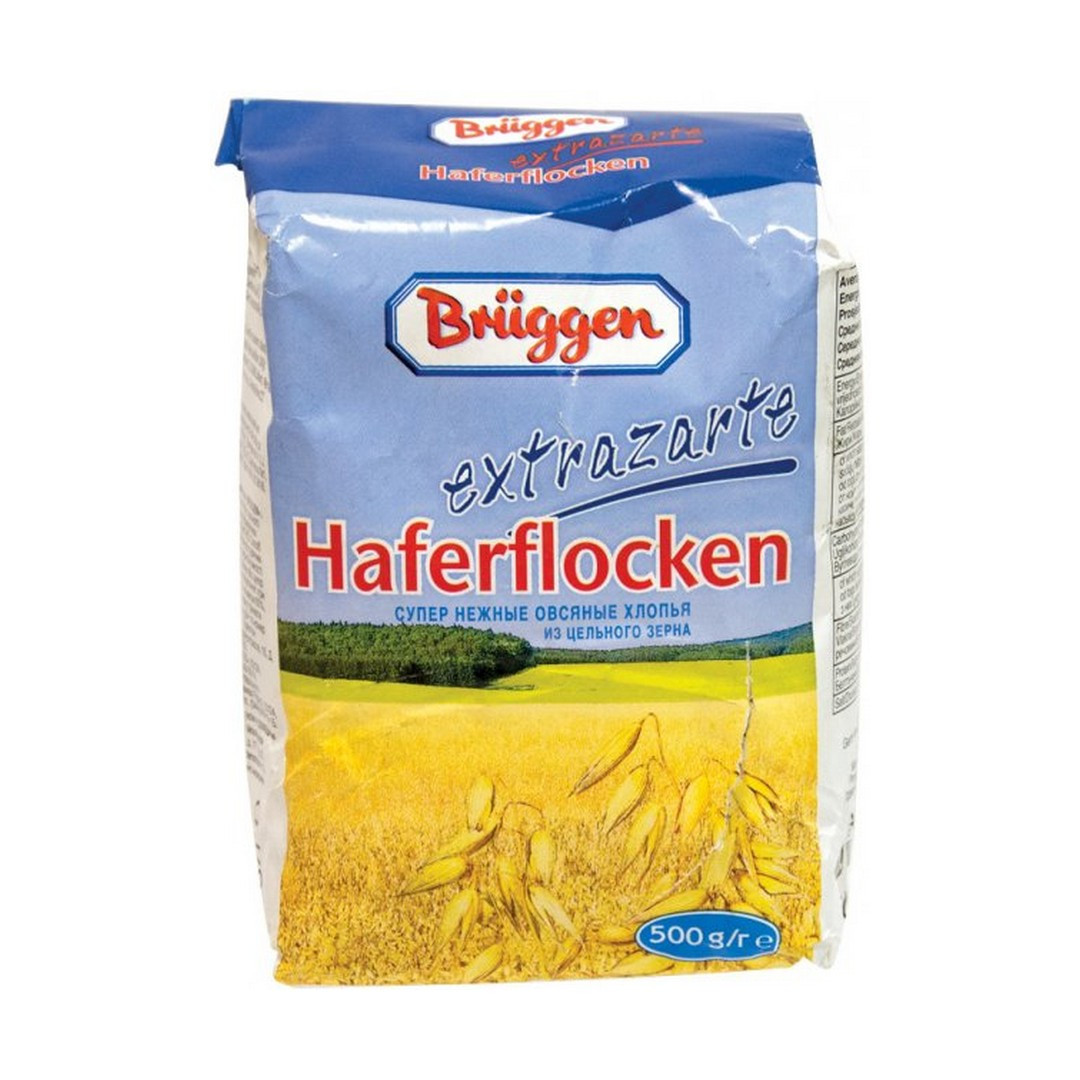 Пластівці вівсяні Bruggen Extrazarte Haferflocken 500 г