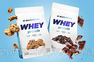 Сироватковий протеїн AllNutrition Whey Protein 2270 грам (подвійний шоколад), фото 4