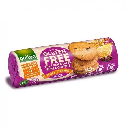 Печиво GULLON, без глютену Oats Orange з апельсином та родзинками 180г