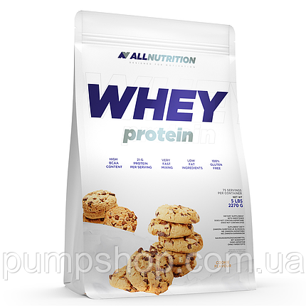 Сироватковий протеїн AllNutrition Whey Protein 2270 грам (подвійний шоколад), фото 3