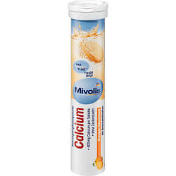 Упаковка 10 шт Вітаміни DM Mivolis шипучі Calcium 82 г