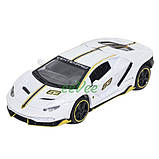 Машинка моделька Lamborghini LP770 Centenario металева іграшка колекційна 15 см Білий (60286), фото 3