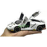 Машинка моделька Lamborghini LP770 Centenario металева іграшка колекційна 15 см Білий (60286), фото 7