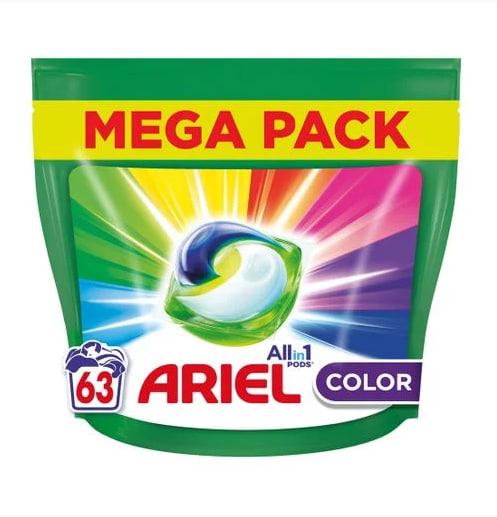Капсули для прання Ariel 63 капс. Allin 1 Pods Active 1.3