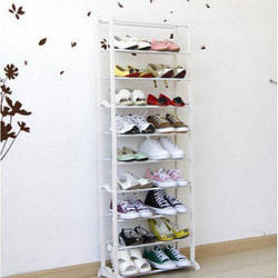 Полиця для взуття Amazing Shoe Rack на 30 пар Just Amazing WM-103 білий