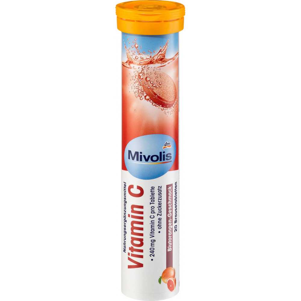 Вітаміни DM Mivolis шипучі Vitamin C 82 г