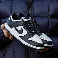 Кроссовки мужские Nike SB Dunk Low Panda, Найк СБ Данк кожаные, код IN-1104