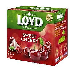 Упаковка 10 шт Фруктовий чай Loyd солодка вишня 40г