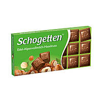 Упаковка 15 шт Шоколад Schogetten Альпийский молочный с лесными орехами 100 г