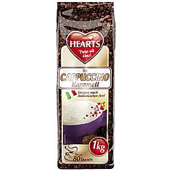 Упаковка 10 шт Капучіно HEARTS Cappuccino Karamell 1 кг