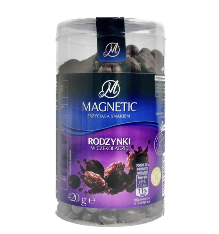 Упаковка 15 шт Родзинки в шоколаді Magnetiс 420 г