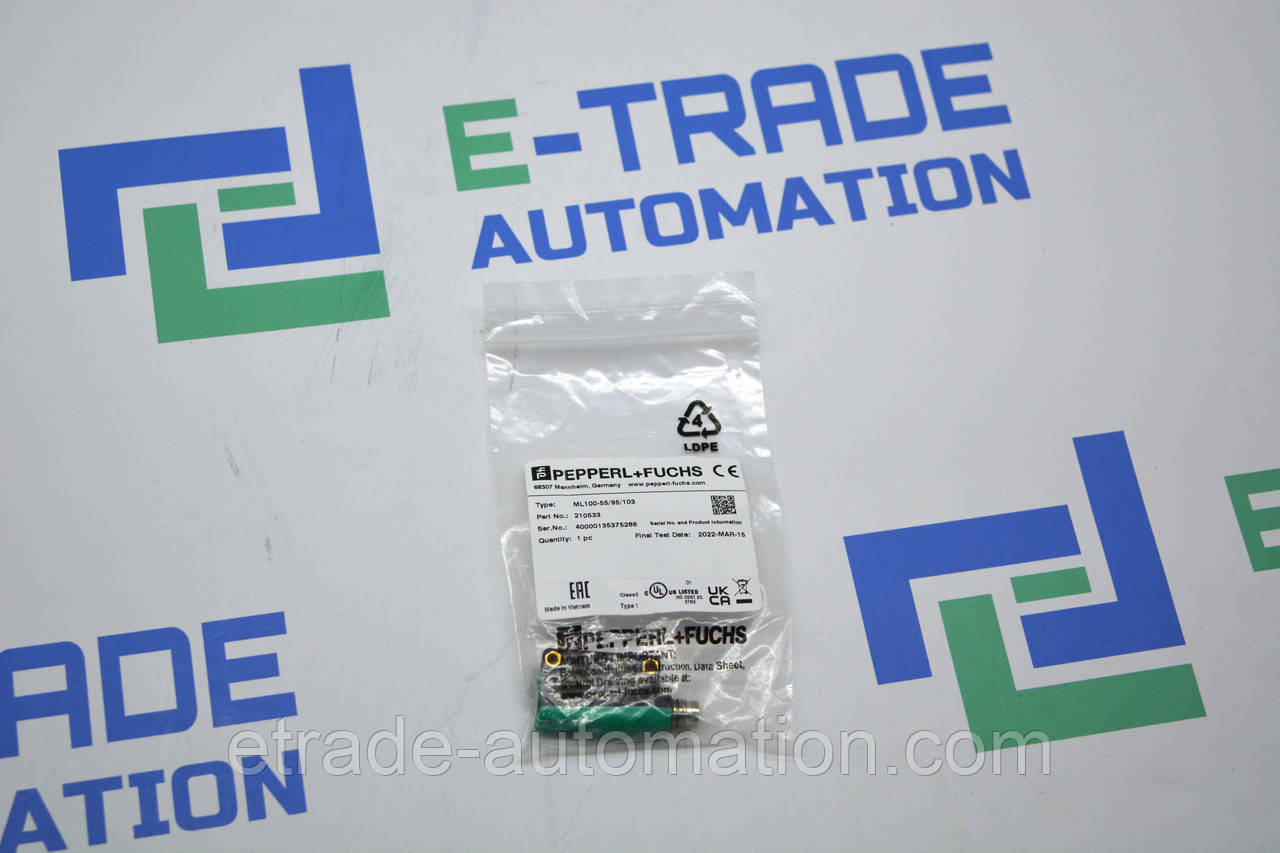 Датчик оптичний PEPPERL+FUCHS ML100-55/95/103, фото 1