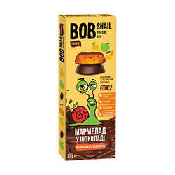 Упаковка 10 шт Мармелад в шоколаді  Равлик Боб яблуко-манго-гарбуз-чіа 27 г