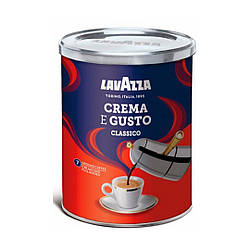 Упаковка 12 шт Кава мелена Lavazza Crema e Gusto Classico ж/б 250 г