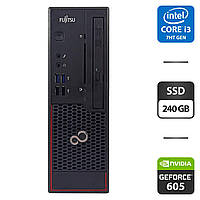 Комп'ютер Fujitsu Esprimo C710 SFF / Intel Core i7-3770 (4 (8) ядра по 3.4 - 3.9 GHz) / 8 GB DDR3 / 240 GB SSD / nVidia GeForce