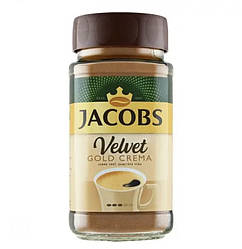 Упаковка 6 шт Кава розчинна Jacobs Velvet Gold Crema 200 г