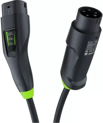 Кабель для зарядки електромобіля Green Cell Habu Mobile EV Charger 3 Phase Type 2 11kW 7m (EVGC01)