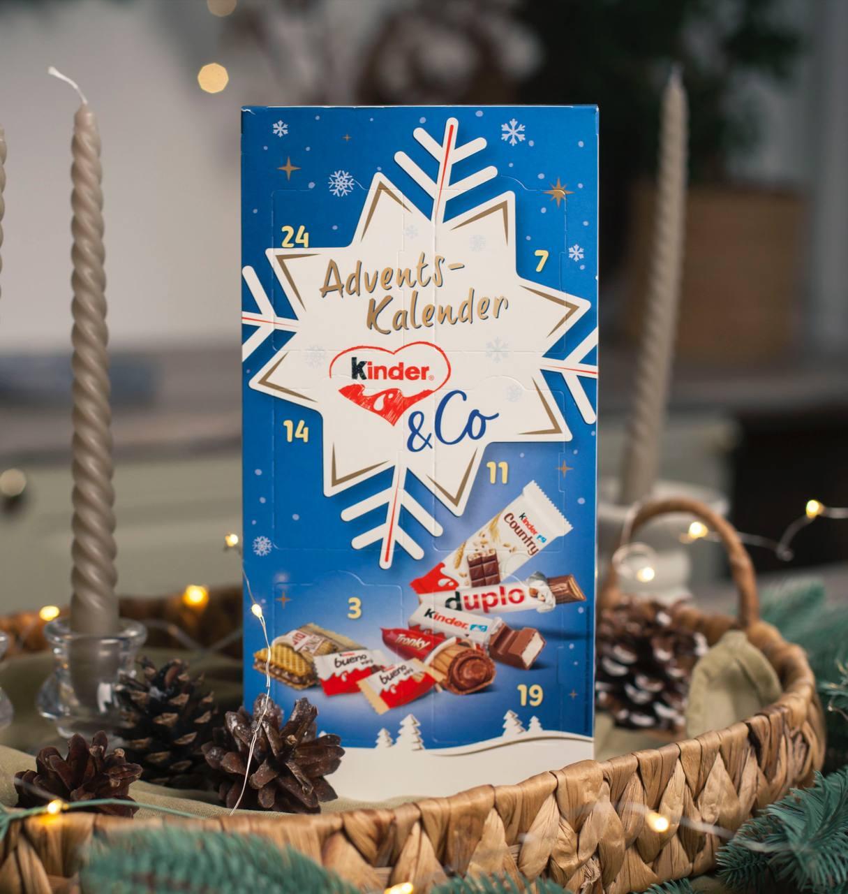 Адвент-календар Різдвяний "KINDER & Ferrero Selection" 295 гр. Німеччина