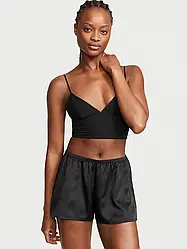 Комплект з топа з модалу і атласних шортів р.S Victoria's Secret Modal Cami Top and Satin Short Set