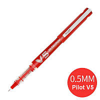 Линер Pilot V5 0,5 мм красный гелевая ручка