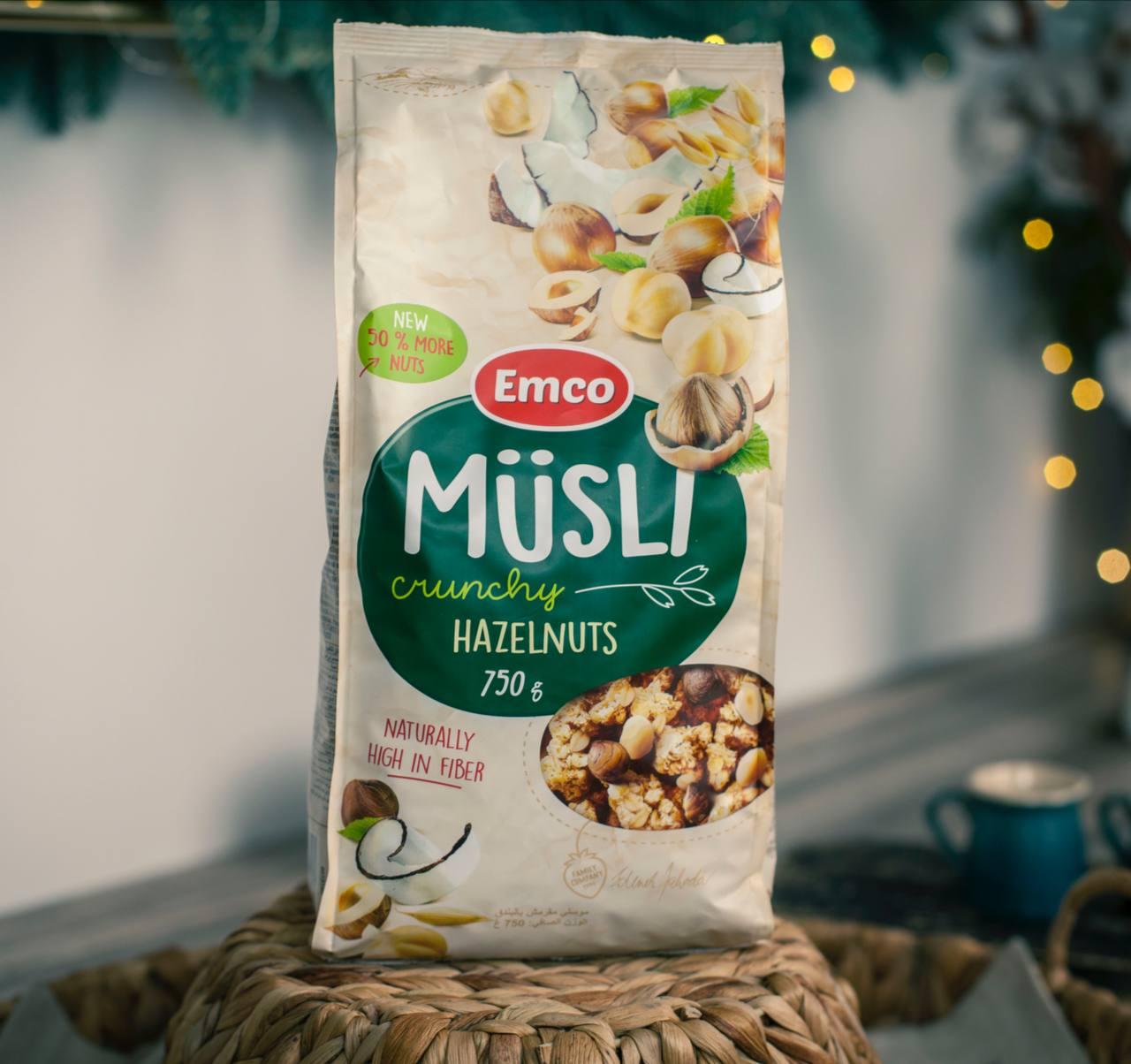 Мюслі🙈Emco "Mysli Orechy". 750 гр. Чехія., фото 1