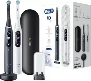 Електрична зубна щітка Oral-B iO Series 8 Duo White Alabaster and Black Onyx
