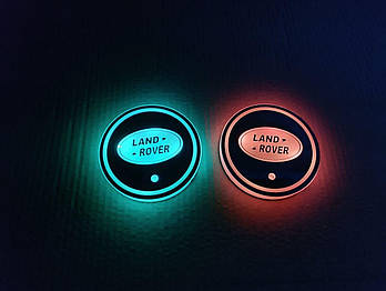 Підсвічування підсклянника з логотипом автомобіля Land Rover
