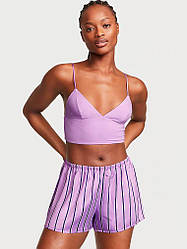 Комплект з топа з модалу і атласних шортів р.XS Victoria's Secret Modal Cami Top and Satin Short Set