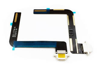 Шлейф iPad Air (iPad 5)/iPad 9.7 2017/iPad 9.7 2018 конектора заряджання, з компонентами, white