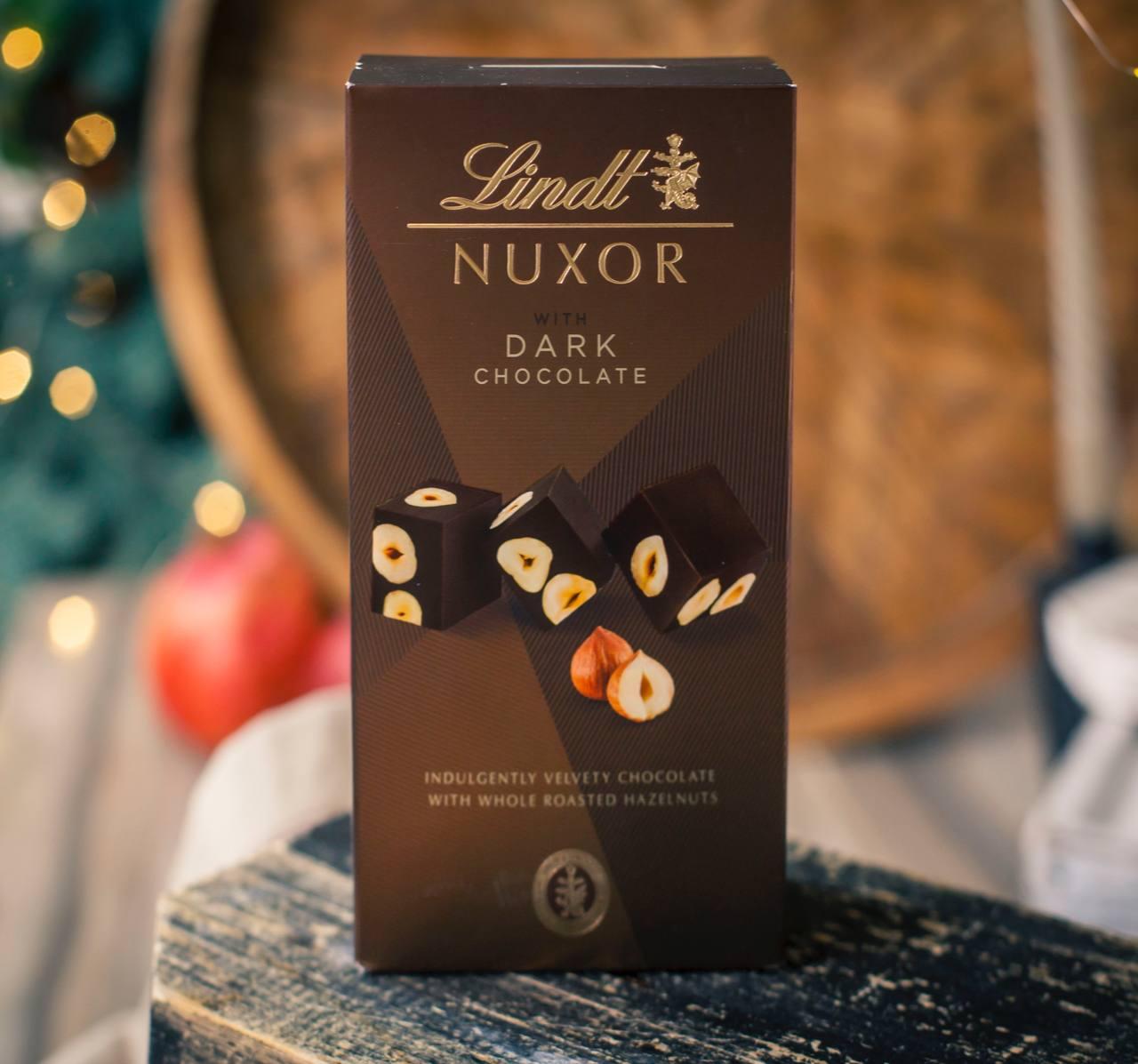 Цукерки Lindt Nuxor Gianduga Feinherb 😍 150 гр. Італія