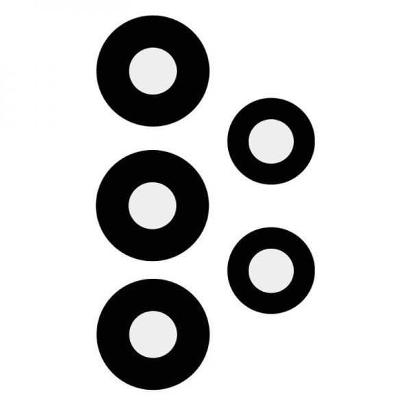 Скло камери Samsung A135/A137/A336B/A536/A736 Galaxy A13/A33/A53/A73 2022 (комплект 5шт)